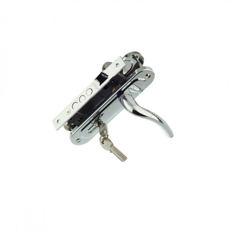 Замок врезной TRODOS 61/106 3RB СР (хром)