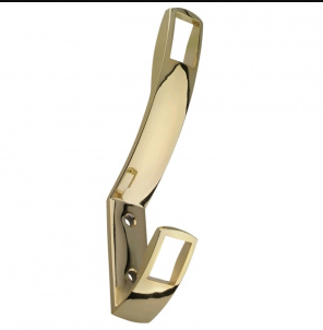 Крючок 2-х рожковый ZY-206 (золото) 302087