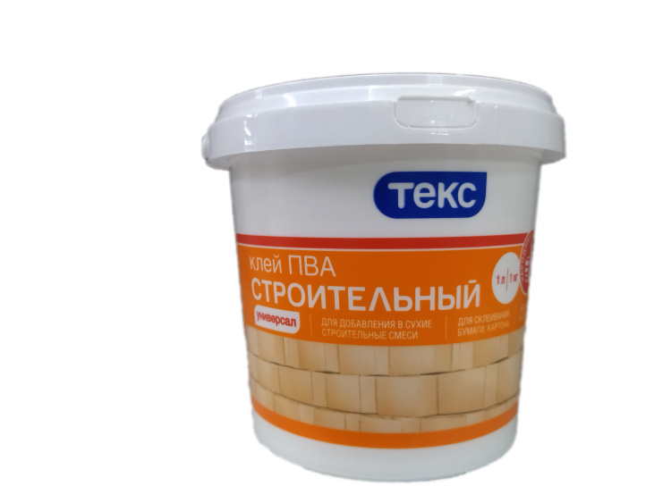 Клей ПВА строительный 1,0л/1,0 кг Текс