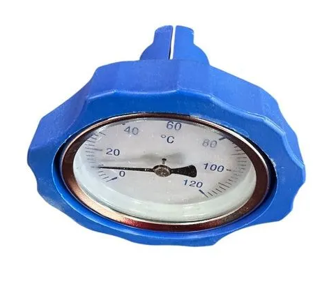 Съемная рукоятка с синим термометром для групп быстрого монтажа