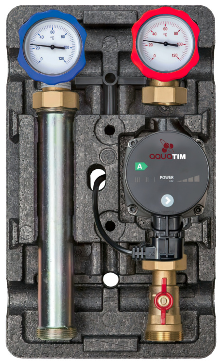 Насосная группа быстрого монтажа NG-UK-0101 с прямым контуром