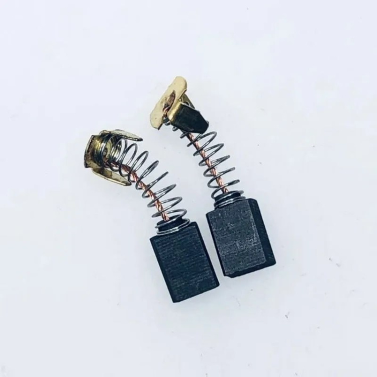 Щетка Rezer №450 6*10*17 Greapo PQA 1,2кВт, пружина, пятак-уши 