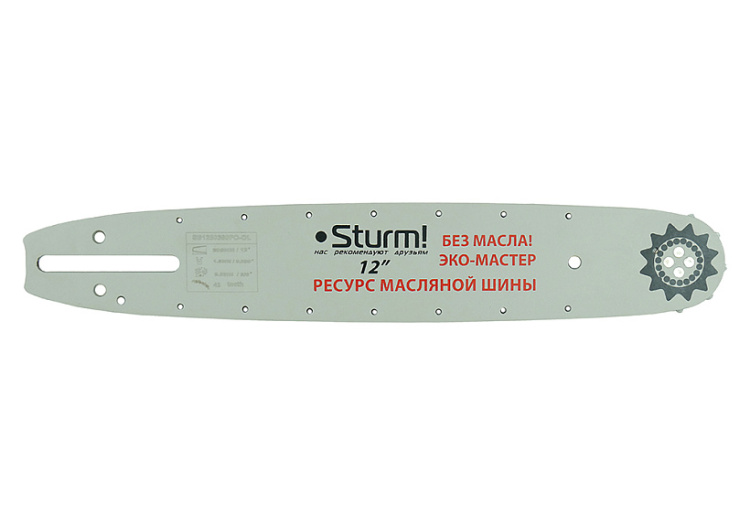 Шина 12" паз 1,3мм 3/8" 45зв. Sturm SB1250380PO-OL