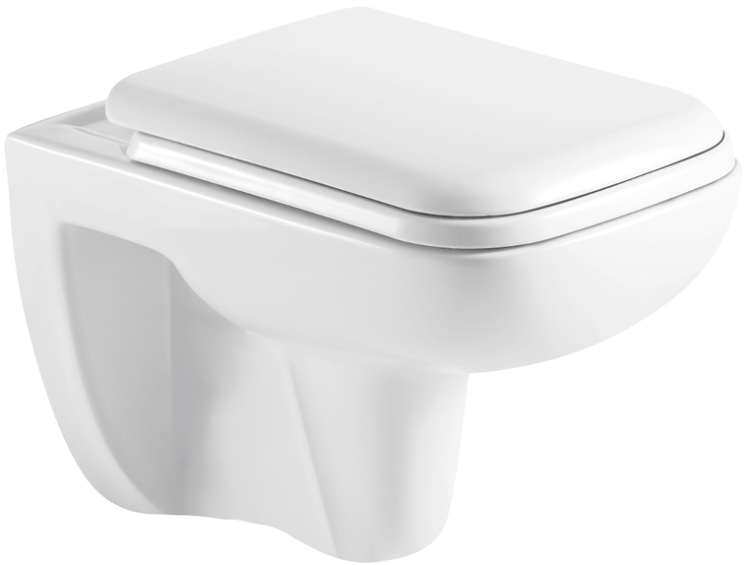 Унитаз подвесной AZARIO PAVIA 55*35 б/о сиденье-квадрат 74064