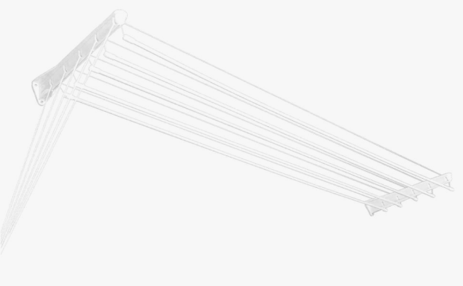 Сушилка для белья потолочная 1,7 м. МастерПласт