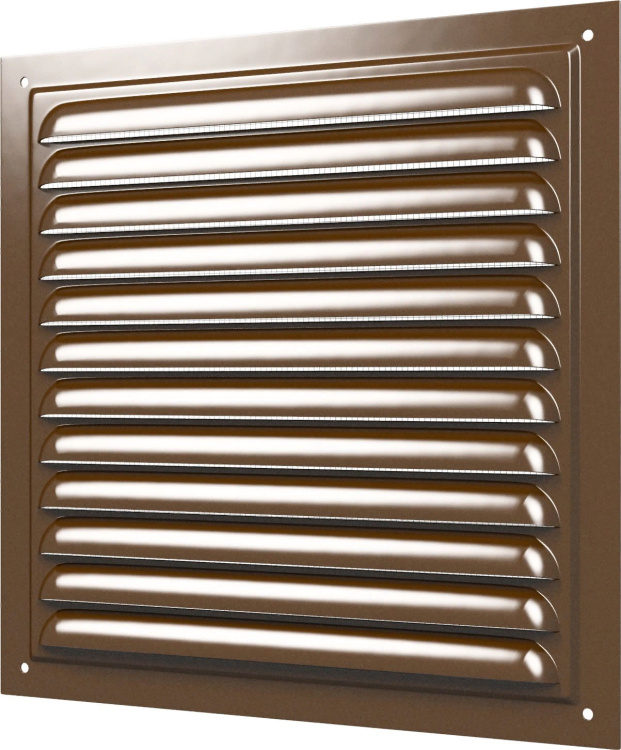 Решетка вентил. стальная 250*250 2525МЭ корич.