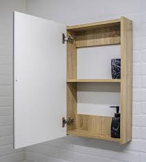 Шкаф зеркальный Домино Мечта 50 Айсберг Дуб Сонома 128819