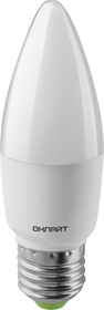 Лампа светодиодная ОНЛАЙТ OLL-С37-6-230-2.7К-E27-FR (71 630/716304)