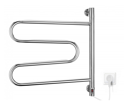 Полотенцесушитель электрический I-TECH SAMBA 80Вт 60*65 поворотный