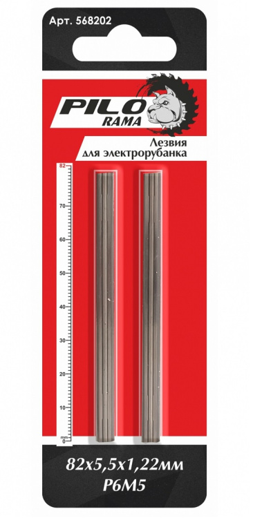 Лезвие для рубанка 82х5,5х1.22 P3M5