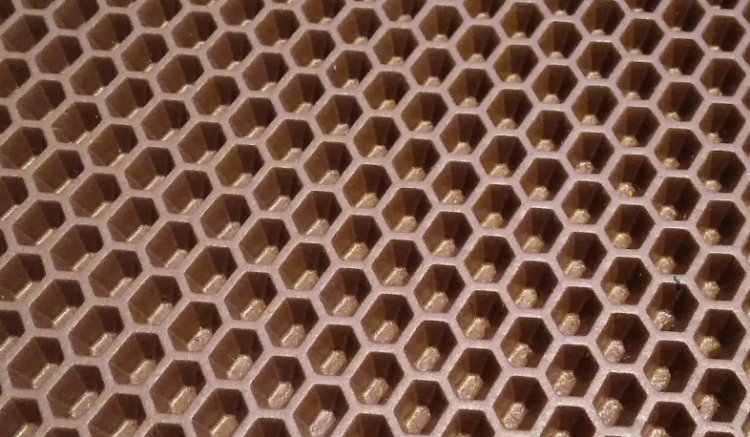 Коврик универсальный "СОТЫ" 680*480мм 7407 темно-бежевый