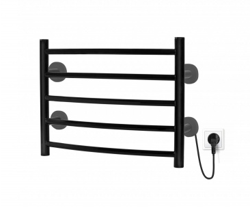Полотенцесушитель электрический I-TECH TANGO 65Вт 53*40 черный матовый правый П5