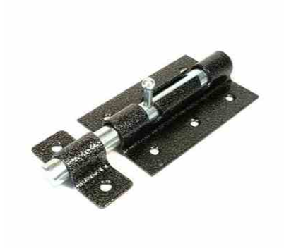 Задвижка дверная ЗД-09 серебро