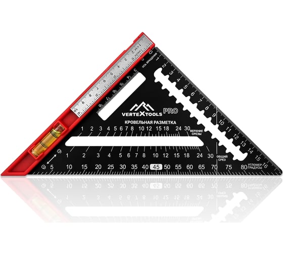 Угольник многофункц. 7 В 1 Profi 1,9мм Vertextools 3046-1