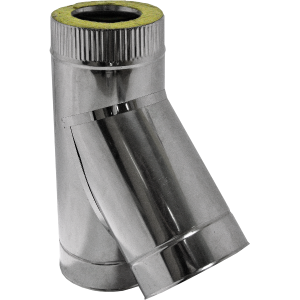 Тройник 45гр DN200 0,8/439 сэндвич FeFlues 