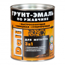 Грунт-Эмаль по ржавчине Зеленый Мох 0,75л Рогнеда