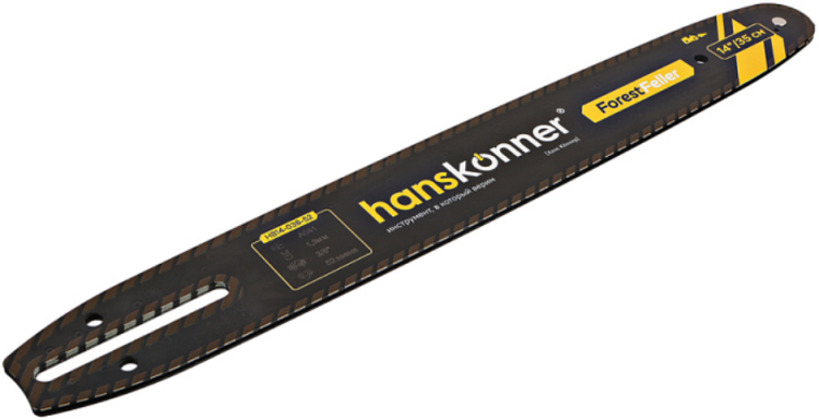 Шина 14" паз 1,3мм 3/8" 52зв. НВ14-038-52 Hanskonner