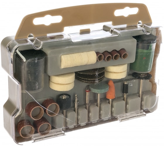 Набор насадок д/гравировальной машины в чемодане 64 шт. 36493