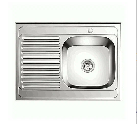 Мойка накладная.нерж.AQUATTRO 800*600*180*0,8 двойная квадрат матовая Q10-0032