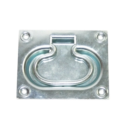 Ручка откидная скрытая цинк (Кунгур)