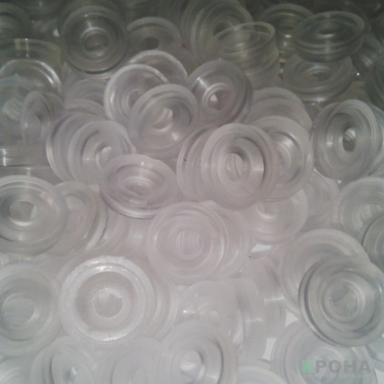 Шайба прозрачная под винт.ручки D12/4,конус, 6347