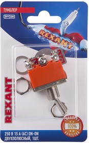Тумблер 250V 15A ON-ON 2-х полюсной (KN-202) 06-0327-В
