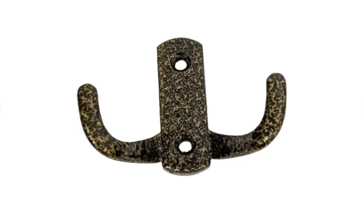 Крючок-вешалка №10 пол.бронза Кунгур 1/100 