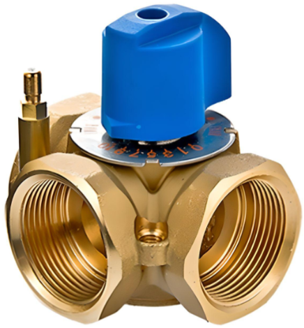 Клапан смесительный 3-х ходовой 3/4"г/г/г KVS 7.7 Vieir VR176