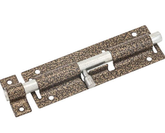 Задвижка дверная ЗД-07 антик медь