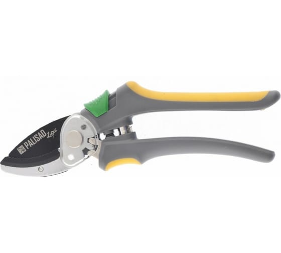 Секатор с наковальней,обрезин. рукоятки//PALISAD (60484)
