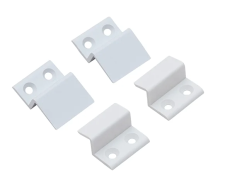 Соединительный уголок для моск.сетки  (металл. бел.)