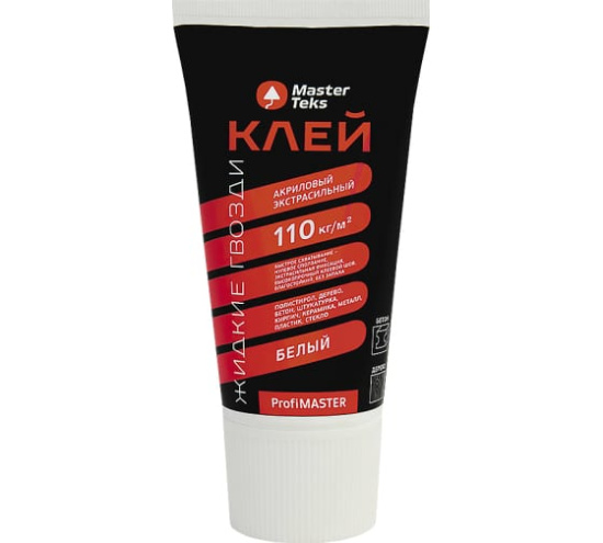Жидкие гвозди MasterTeks ProfiMaster экстрасильный  белый 9753298