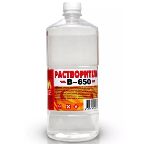 Растворитель 650 1л/0,8 кг Вершина
