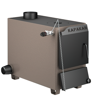 Котел твердотопливный Каракан-12 ТПЭ-3 (с плитой, разъем под электр. тэн)