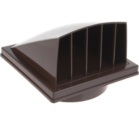 Выход стенной 150х150 D125 с обрат. клап 1515К12,5ФВкор