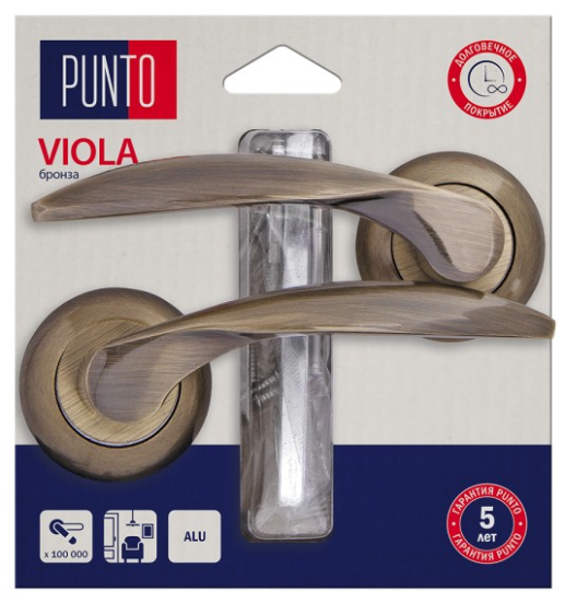 Ручка раздельная LM/A R.TL54.BONA/HD бронза 45537