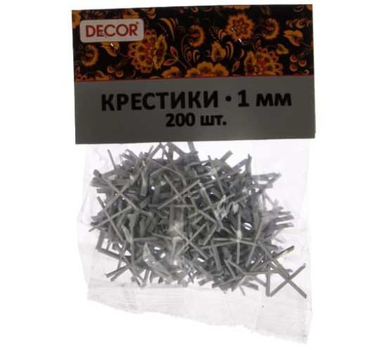 Крестики для кафеля 1,0мм 200шт. (Формат) 338-0010