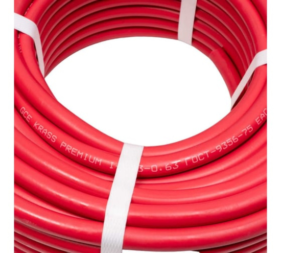 Рукав кислородный d=6,3мм, GCE KRASS Premium (красный) бухта 40м./ 2921004