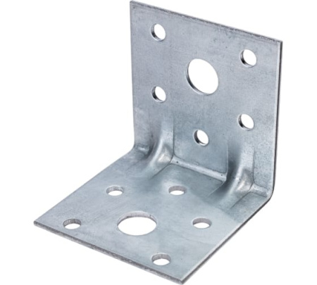 Крепежный уголок усиленный 2,0 мм, 50х50х40, Россия 