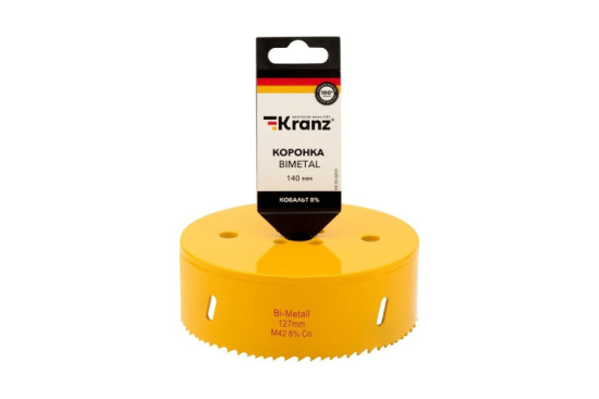 Коронка BIMETAL, 140 мм. KRANZ 92-0250