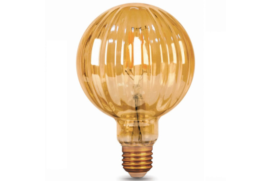 Лампа Gauss LED Filament G100 Baloon E27 4W Golden 380lm 2400K 147802004