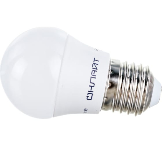 Лампа светодиодная ОНЛАЙТ OLL-G45-8-230-2.7К-Е27 (71 626/716267)