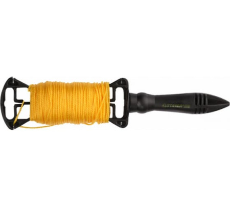 Шнур нейлоновый разметочный на катушке с ручкой 1,5мм, 30м//Matrix 84821