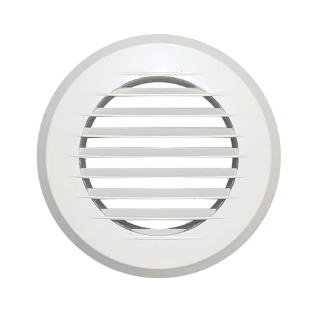 Решетка круглая D130 вытяжная с фланцем D100 10РК