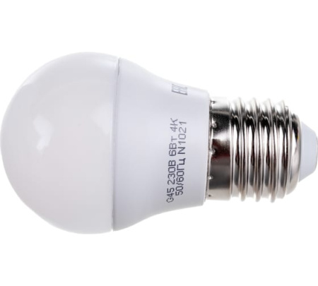 Лампа светодиодная ОНЛАЙТ OLL-G45-6-230-2,7К-Е27 (71 645/716458)