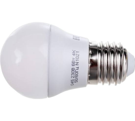 Лампа светодиодная ОНЛАЙТ OLL-G45-6-230-2,7К-Е27 (71 645/716458)