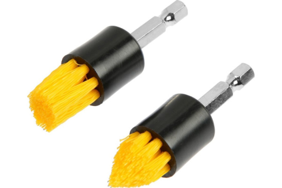 Набор щеток на шуруповерт "ТУНДРА" d.18мм высота 19мм 6-гранный хвостовик 9939110