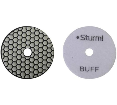 Круг шлифовальный гибкий алмазный BUFF 9012-D100-BUFF Sturm