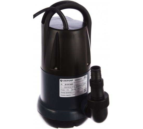 Насос дренажный Unipump SUB 407 P