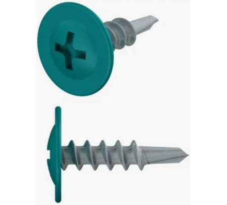 Саморезы с пресшайбой сверло 4,2 х 16 морская волна